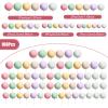 108 Pcs Balls Cake Topper DIY Cupcake Insert Foam Balloons for Cake Baking Wedding Anniversary Birthday Decoration(Vivid Colors,Multi Sizes) view 2