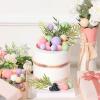 108 Pcs Balls Cake Topper DIY Cupcake Insert Foam Balloons for Cake Baking Wedding Anniversary Birthday Decoration(Vivid Colors,Multi Sizes) view 3