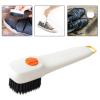 LOVIVER Scrubbing Brush Shoe Washing Brush with Soap Dispenser Multifunctional Laundry Brush Household Cleaning Brushes for Sink Countertop Clothing, White view 3