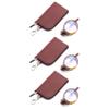 Lanomi Portable Folding Reading Glasses Round Women Men Blue Light Blocking Readers Plastic Compact Mini Pocket Eyeglasses with Bag Case 3 Pairs Tortoiseshell 1.0 view 1