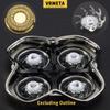 VRMETA 4 PCS Shaver Head Replacement Blades for Skull Pitbull Carver PRO 4 Electric Razor Replacement heads (Gold) view 4