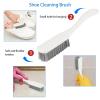 6 Pack Multipurpose Household Cleaning Brush Set, Deep Cleaning Brush Set with Grips Dish Brush, Scrub Brush, Bottle Brush, Shoe Brush, Groove Gap Brush, Keyboard Brush for Kitchen Bathroom (B) view 4