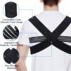 Samnuerly Back braces Posture Corrector X-shaped Back Support Straightener Upper Shoulder Spine Support Belt view 2