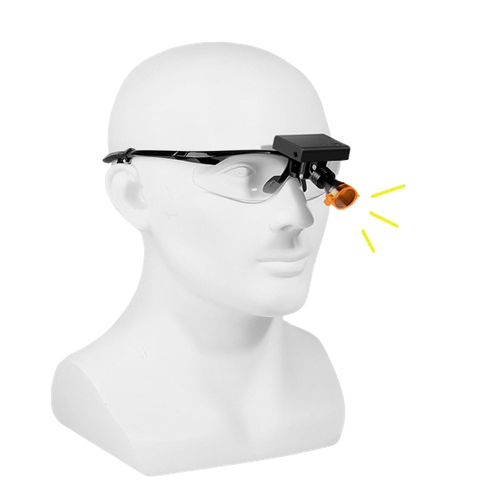 BONEW-Oral Head Lamp Optical Filter Include Normal Glasses in One Set (5W)