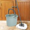 16L Mop Bucket Durable Plastic Floor Cleaning Bucket With Removeable Wringer Attached With Easy Grip Carry Handle For Home Office Cleaning Floors - (Silver Sage) view 2