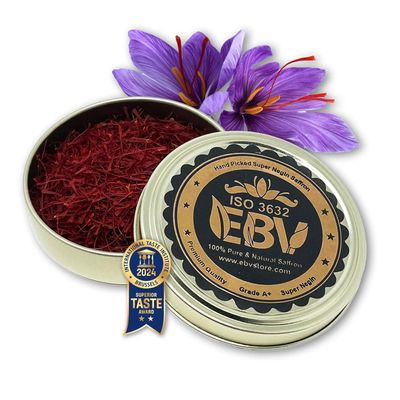 9-Gr Award-Winning Certified Grade A+ Saffron Threads- Pure & Natural All Red Golden Spice - Top Grade Superior Saffron