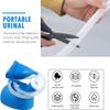 1pc Pee Thick Spill Women Portable Large Car Potty and Urinal Long Vehicle- Mounted for with Chamber Capacity Urine Blue Unisex Incontinence Barrel Practical Patient Tube view 3