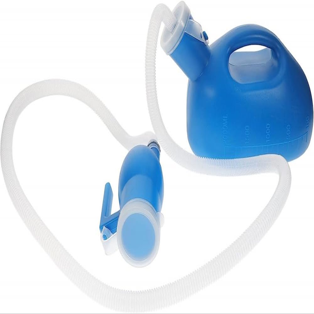 1pc Bottle Hospital Large Home Patient Travel Practical Urinal Pot Potty and Mens Bottle- Funnel Pee Cup Toilet Camping Emergency Reusable Anti- Car Beds Urinals