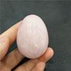 1Pc Crystal Egg, Rose Quartz and Amethyst Power Stone Egg for Crystal Healing, Meditation, Feng Shui, Scrying, Decor, Hand-made (Size : Rose quartz) view 1