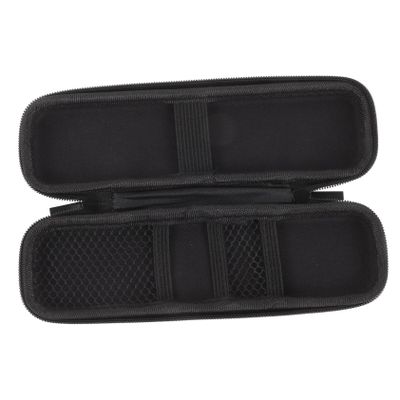 LALAFINA Sturdy Eva Electric Toothbrush Case Mesh Pocket Black Small Size for Travel Portable Toothbrush Holder Travel Size Toiletries Storage