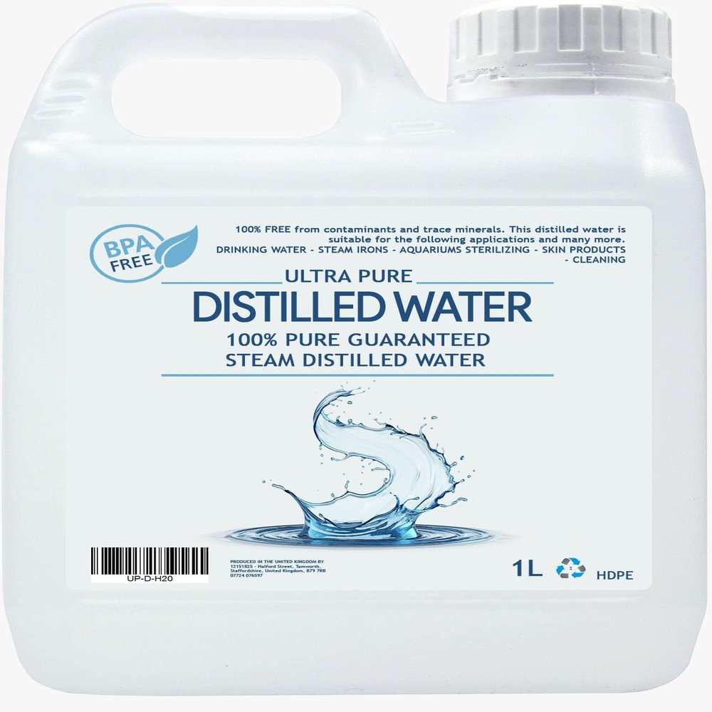 Premium Purified Water - Distilled Water - 5L - High Purity Water (Distilled, 5Ltr)