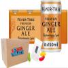 Fever Tree Premium Indian Tonic Water and Aromatic Tonic - Assorted Flavours Including Light Ginger Ale - 8x150ml Cans Boxed view 1