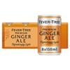 Fever Tree Premium Indian Tonic Water and Aromatic Tonic - Assorted Flavours Including Light Ginger Ale - 8x150ml Cans Boxed view 3