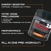 Weider Total Rush 2.0 (375g) Orange Flavour. All-in-one Fusion Force Pre-Workout Booster, with Creatine, Amino Acids, Caffeine, Inca Wheat Extract, Vitamins and Minerals; with Oxystorm and Glutapep view 2