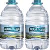2x 5 Litre Aqua Pura, Large Bulk Big Bottle Still Natural Mineral Water,(Pack of 2, total 10 litre) view 1