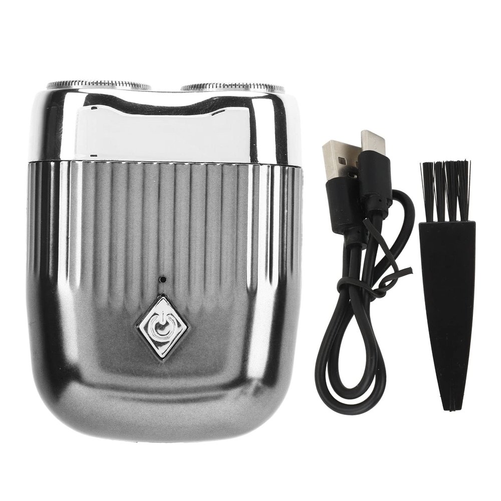 TTOCAR Beard Trimmer for Men, Electric Hair Clipper Double Cutter Heads Washable Stainless Steel Men Hair Grooming Trimmer