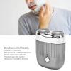TTOCAR Beard Trimmer for Men, Electric Hair Clipper Double Cutter Heads Washable Stainless Steel Men Hair Grooming Trimmer view 4