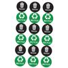 Alipis 4sets PVC Recycling Sticker for Trash Can Rubbish Can Label Waste Sorting Sticker for Kitchen Garbage Classification view 3