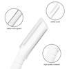 SUSNUAN 3PCS Eyebrow Razor Set, Face Razors for Women, Eyebrow Razor Shaper Eyebrow Trimmer Facial Hair Peach Fuzz Remover, White view 2