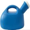 2000ML Male Urinal Portable Mens Potty Pee Bottle Collector Travel Toilet Urinal -blue view 1