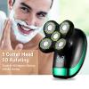Electric Razor for Men's, 5 In 1 Men's Rechargeable Bald Head Electric Shaver 5 Floating Heads Beard Nose Ear Hair Trimmer Razor Clipper Facial Brush view 4
