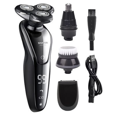 Electric Razor for Men's, 4 IN 1 Electric Shaver For Men 4D Electric Beard Trimmer USB Rechargeable Professional Hair Trimmer Hair Cutter Razor For Men