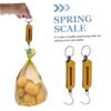 Toddmomy 2pcs Portable Hook Scale Hanging Spring Fish Scale Handheld for Home Supplies and Kitchen Use for Weighing Luggage and Items view 2
