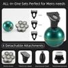 Electric Razor for Men's, 4 In 1 Rechargeable 7D Floating Cutter Head Electric Shaver/Bald Machine Men's Body Trimmer Facial Electric Razor Balde Shaving (Color : Silver-4in1-Box) view 3