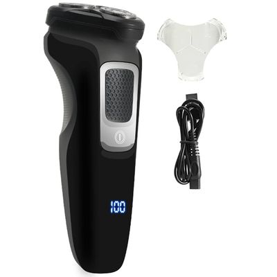 Electric Razor for Men's, Electric Shaver Whole Body Washable Rechargeable Electric Razor Shaving Machine For Men Beard Hair Trimmer Wet-Dry Dual Use
