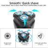 Electric Razor for Men's, Electric Shaver Whole Body Washable Rechargeable Electric Razor Shaving Machine For Men Beard Hair Trimmer Wet-Dry Dual Use view 3