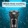 Electric Razor for Men's, Electric Shaver Whole Body Washable Rechargeable Electric Razor Shaving Machine For Men Beard Hair Trimmer Wet-Dry Dual Use view 4
