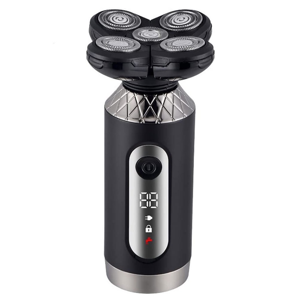 Electric Razor for Men's, 4 in 1 Men's Electric Shaver Wet and Dry Double Shaver Waterproof 4D Rechargeable Multifunctional Razor Beard Trimmer Beauty Kit