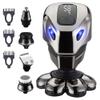 Electric Razor for Men's, 6-in-1 Men Electric Razor Shaver Bald 7 Cutter Head Shaver Multifunctional Razor Alien Shape IPX6 Waterproof Grooming Kit view 1