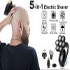 Electric Razor for Men's, 7D Electric Razor for Men 5 in 1 Head Shavers Rotary Shaver Waterproof Grooming Kit Cordless 7 Blade Bald Shaver LED Display view 4
