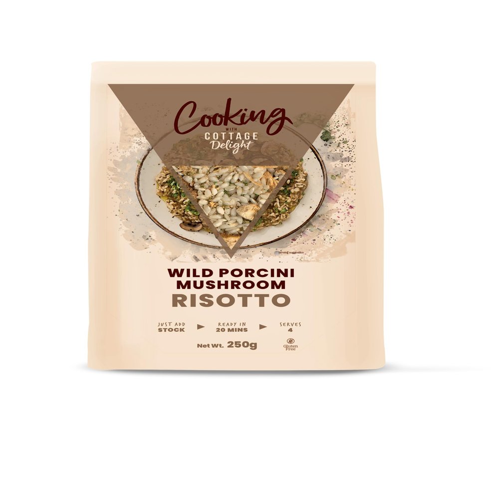 Cottage Delight - Wild Porcini Mushroom Risotto, 250g