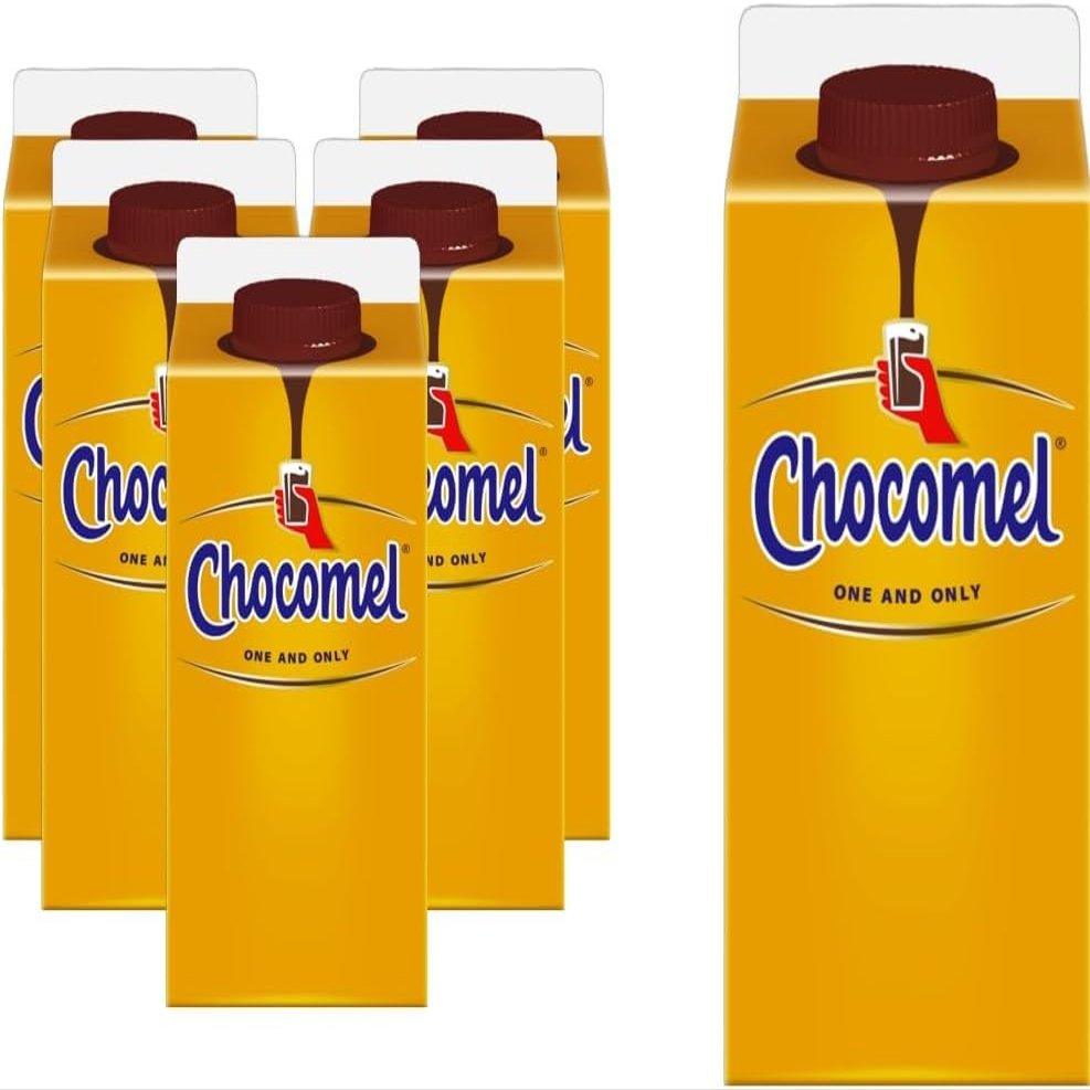 Chocomel Dutch Original Chocolate Milk 750 ml Elopak (Pack of 6) Creamy Ready-to-Drink Rich Cocoa, Gluten-Free, Vegetarian & Perfect for Everyday Treats
