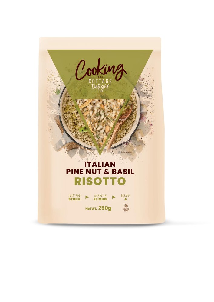 Cottage Delight - Italian Pine Nut & Basil Risotto, 250g