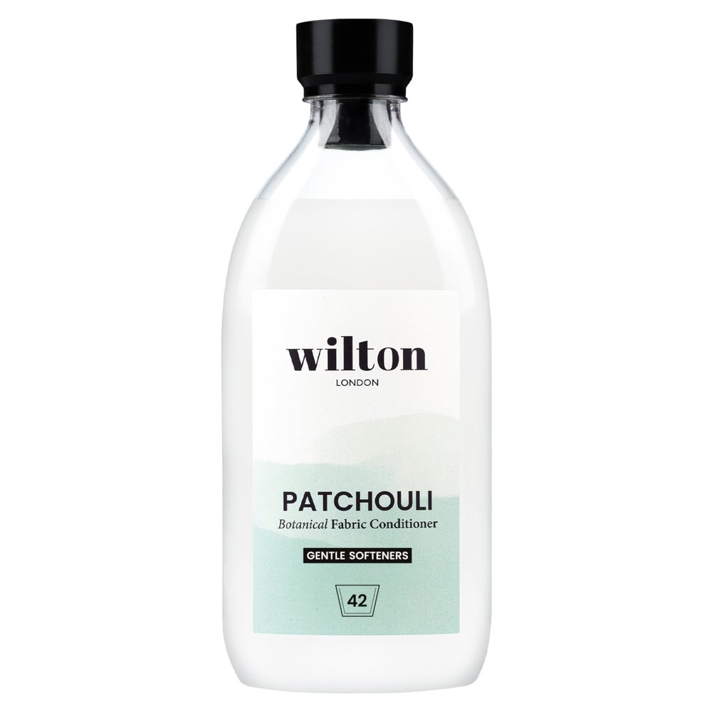 Wilton London Eco-Friendly Fabric Conditioner 42 Washes - Plant-based and Biodegradable Fabric Softner - Packed with Essential Oils - Made in UK - Fresh and Longlasting Patchouli Scent - 1 Litre