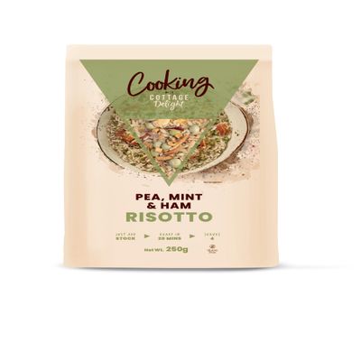 Cottage Delight - Pea, Mint & Ham Risotto, 250g