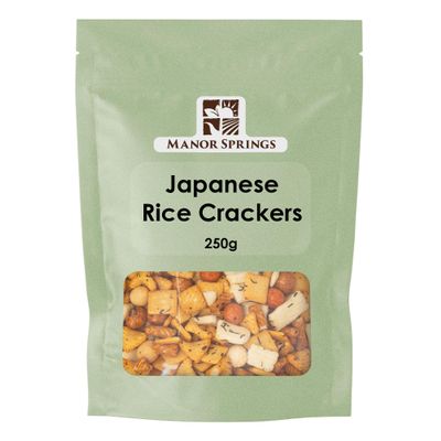 Japanese Rice Crackers 250g by Manor Springs