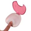 Press-to-Open Retainer Case, Portable Denture Box Teeth Retainer Box False Teeth Container for Denture, Braces, Mouth Guard (Pink) | F2 Medical Supplies view 3