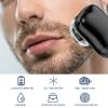 Electric Shaver for Men, Portable Razor, Pocket Size Mini Shave, Wet and Dry Mens Razor USB Rechargeable Shaver, Easy One-Button Use Suitable for Home, Office, Business, Travel (Black) view 2