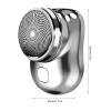 Electric Shaver for Men, Portable Razor, Pocket Size Mini Shave, Wet and Dry Mens Razor USB Rechargeable Shaver, Easy One-Button Use Suitable for Home, Office, Business, Travel (Silver) view 4