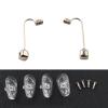 2 Pieces Glasses Nose Pad Arm Metal Rimless Optical Frame Nose Bridge Glasses Accessories view 1