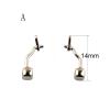100 Pieces (50 Pairs) Metal Spectacle Frame Nose Pad Arm, Spectacle Accessories, Nose Pad Holder for Spectacle Repair (Color : A) view 2