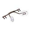 10 Pack Glasses Bridge Replacement Rimless Frame Metal Glasses Nose Bridge With Nose Pad Glasses Accessories (Color : Auburn) view 1