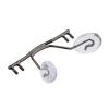 10 Pieces, Glasses Nose Brackets, Stainless Steel Glasses Nose Bridge With Nose Pads, Rimless Glasses Nose Pads for Glasses Repair (Color : Gun) view 1