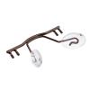 10 Pieces, Glasses Nose Brackets, Stainless Steel Glasses Nose Bridge With Nose Pads, Rimless Glasses Nose Pads for Glasses Repair (Color : Brown) view 1
