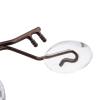 10 Pieces, Glasses Nose Brackets, Stainless Steel Glasses Nose Bridge With Nose Pads, Rimless Glasses Nose Pads for Glasses Repair (Color : Brown) view 3
