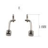 100 Pieces, Metal Glasses Frame Nose Pad Arm, Nose Pad Holder, Suitable for Nose Pad Arm Replacement, Glasses Repair (Color : E) view 2
